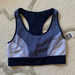 NWT Large Aerie Move Seamless Sports Bra in Blue